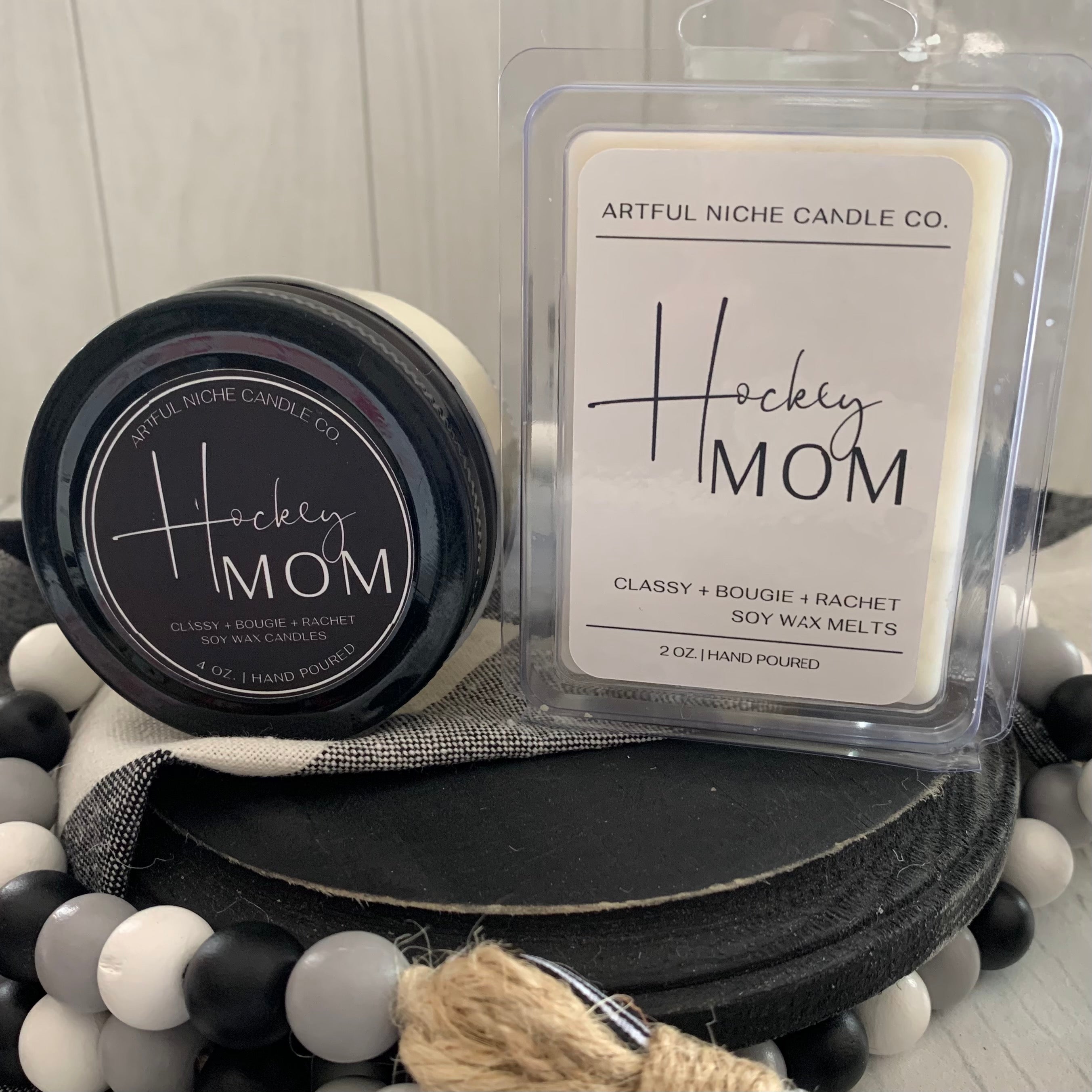 Sports Mom Themed Soy Candle